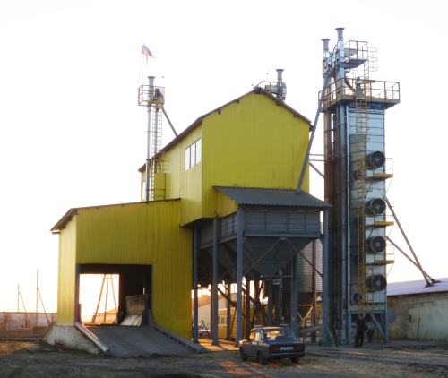 The Altay Region, Grain Drying and Cleaning Facility with the capasity of 40 t/h